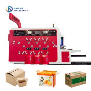 Quality Fully Automatic Corrugated Box Printing Machine Of Flexographic Printing for sale