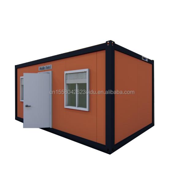 Portable Steel Container House Prefabricated Mobile Warehouse for Construction Site Featuring Aluminum Alloy Windows