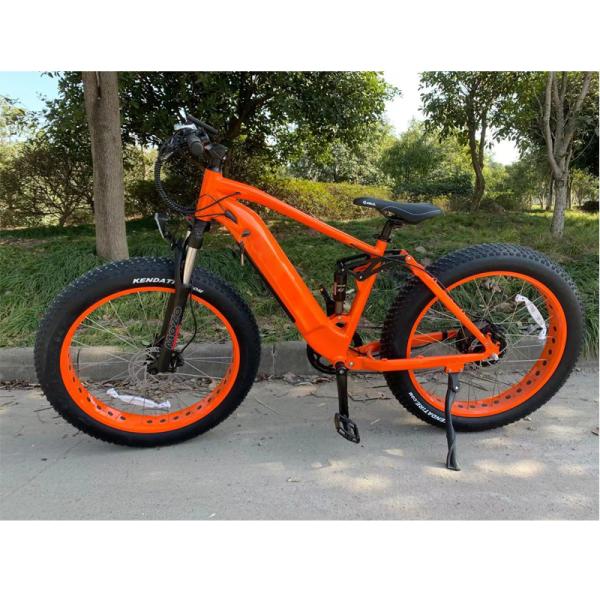Aluminum Alloy Frame 26*4.0 Fat Tire Electric Bike with Customized Multicolored Design