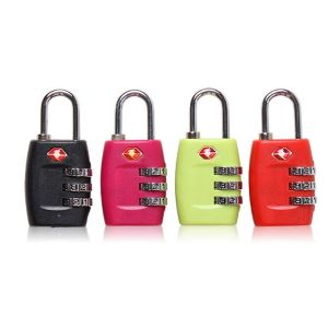 Quality TSA 3digit travel bag lock zinc alloy for sale