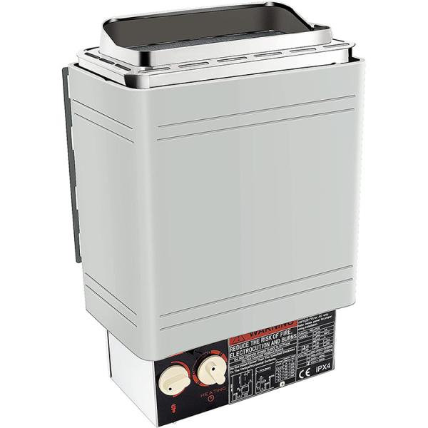 Modern Electric Sauna Heater Stove Dry Steam Bath with Internal Controller Spa Shower for Home Hotel Stainless Steel Sauna Room