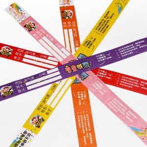 Security Tyvek Paper Wristbands with Sequential Numbering Custom Logo Printing