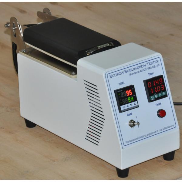 China Max 250 Centigrade Textile Testing Equipment , Scorch Sublimation Color Fastness Tester on sale China Max 250 Centigrade Textile Testing Equipment , Scorch Sublimation Color Fastness Tester on sale