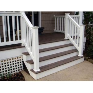 Quality Home Use FRP Hand Railing Fiberglass Balustrades 36cm-96cm Width for sale