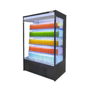220V/50Hz Commercial Multideck Beverage Milk Display Front Open Chiller