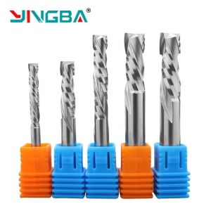 Quality Yingba Hot Selling Up&amp;down Compression End Mill Router Bits Spiral Milling Cutter Cnc Wood Router Bits Carbide Spiral for sale