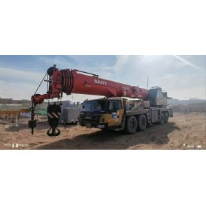 China 2021 Sany Second hand 80t truck  80E6mounted hydraulic crane on sale