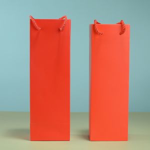 Custom Printed Water Bottle Packaging Set Foldable Paper Box Paper Bag With Logo