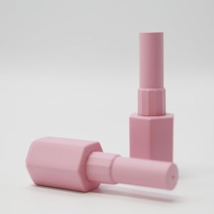 Plastic Cap Matte Pink Nail Polish Bottles 12ml Empty Nail Polish Container