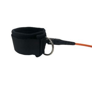 Aluminum Carabiner 106cm Neoprene Strap Scuba Diving Retractable Lanyard