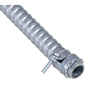 Stainless Steel Flexible Conduit Fittings Zinc Straight Squeeze Connector