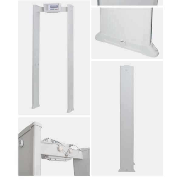 Security Check 6 Zones Frame Door Walk Through Security Scanners Detector Gate