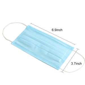 Flu Protect Earloop Procedure Masks 3 Ply Breathing Sterile Disposable Mask