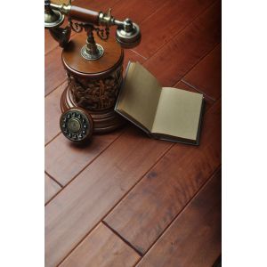 Birch Solid Flooring .handscraped Surface,UV lacquer