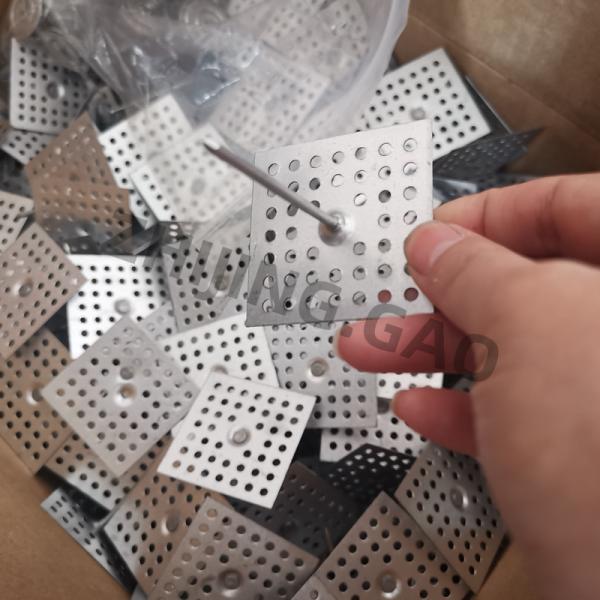 Buy aluminum Steel Perforated Base Spindle Insulation Anchors at wholesale prices