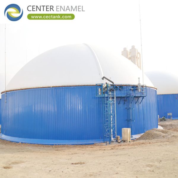 Double Membrane Biogas Holder for a Slaughterhouse Plant: Stores High-Strength