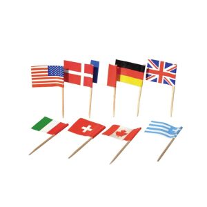 Muffin Toothpick Flag Sticks Paper Cupcake Topper