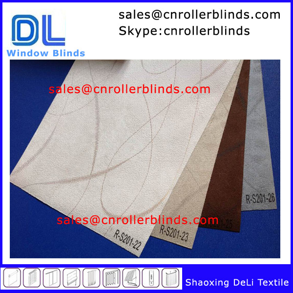 Buy Embossed Faux Suede Blackout Roller Blind Fabric at wholesale prices