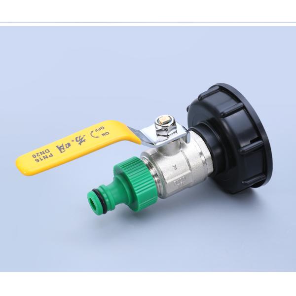 Garden Water Connectors Brass Tap Adapter for IBC Tank Valve Fitting Hose Connector