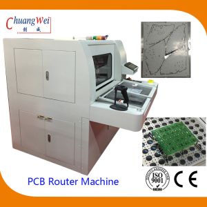 Double Station PCB Router Machine 220V With Auto Routing Bit Checker