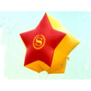 Quality Red star shape inflatable helium balloon for sale