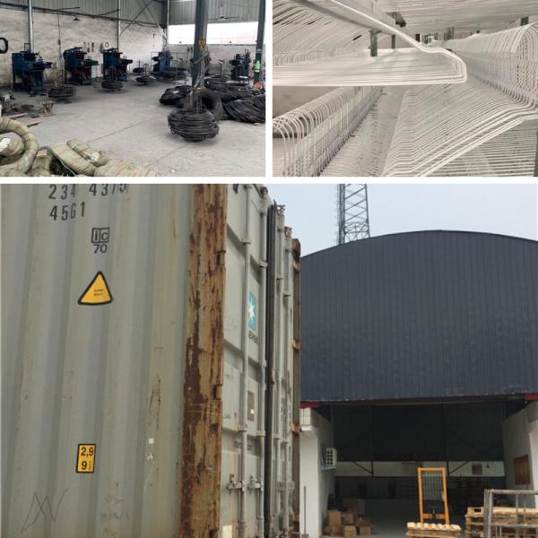 White / Blue / Gold Wire Hangers , Customing Contemporary Steel Coat Hangers