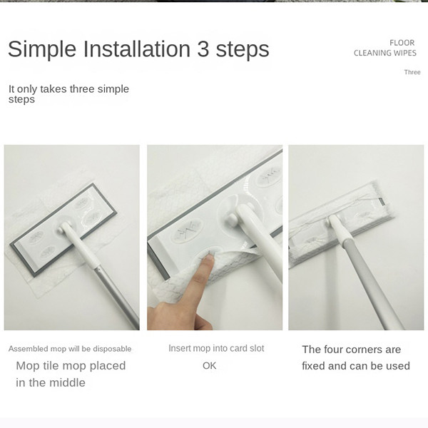 Customizable 10pcs Extra Thick Disposable Floor Cleaning wipes