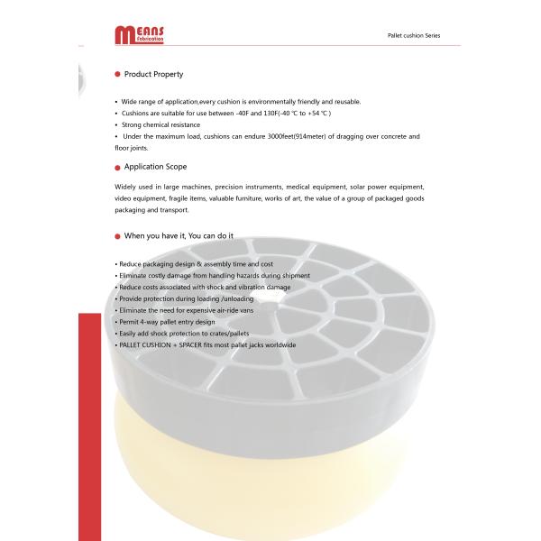 MOPAWIN AIR DAMPENED PALLET CUSHIONS,ORANGE,SKID-MATD FOR PACKING IN WOODEN CASES,ONE-STOP SALES