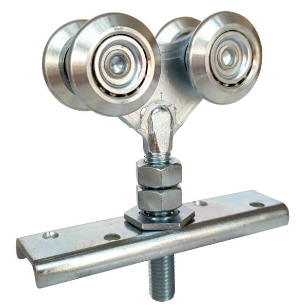 SGS IOS BV sliding farm barn door rollers and track Rail Double Wheel