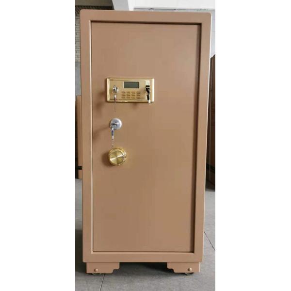 High Security Double Key Lock LCD Display Safe Box with Steel Plate Security