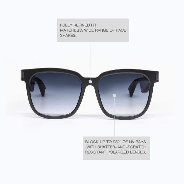 Odm 49g 12h Pc Bluetooth Audio Sunglasses Tws Smart Eyewear