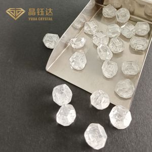 Transparent Clear Lab Grown HPHT Loose Rough Diamonds