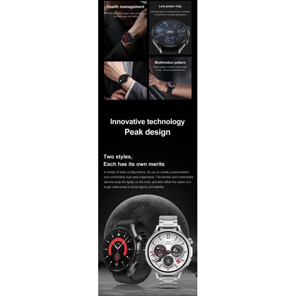 Waterproof Round Sport Outdoor Smartwatches Multifunctional 200mAh