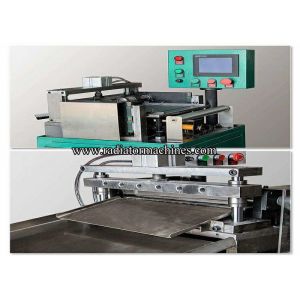 High Speed Radiator Fin Machine , Aluminum Fin Stamping Machine 300mm Wide