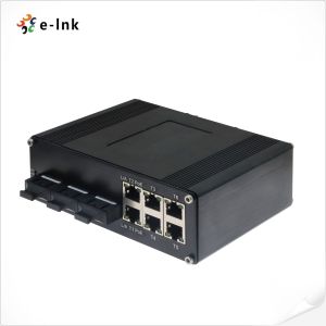Industrial 6-Port 10/100T 802.3af/at PoE + 3-Port 100BASE-FX Ethernet Switch