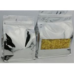 Kraft Paper Resealable Clear Plastic Zip Bag Transparent Stand Up Custom Printing