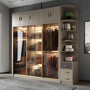 MDF Sliding Door Wardrobe