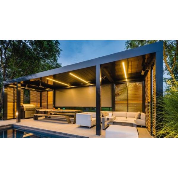 Mechanisms Garden Bioclimatic Aluminium Pergola Easily Assembled