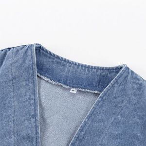 OEM maufactory European American Cross Border Polyester V Neck Long Sleeved