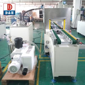 Quality AB polyurethane mixing dispenser double liquid dispensing pu applicator vacuum chamber potting epoxy machine for sale