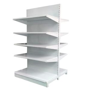 Supermarket Display Gondola Rack Shelves Double Sided Store Shelving