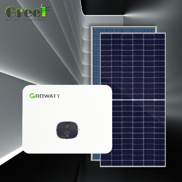 Buy LCD Display Monocrystalline Silicon On Grid Solar Power System for Net Metering at wholesale prices
