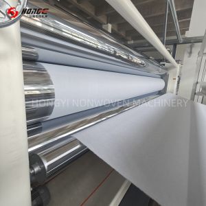 Three Roller Calender Ironing Machine For Nonwoven Textile Machinery