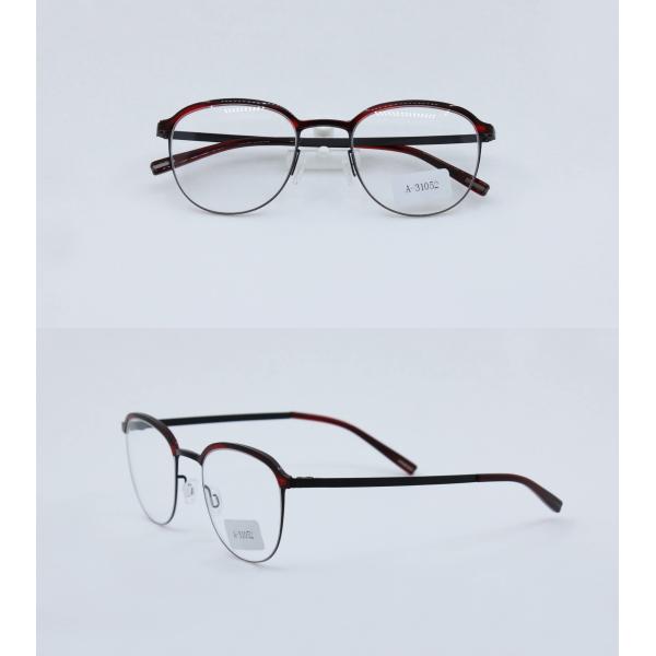 Fashion Titanium Frame Reading Glasses Men Women Super-Light Diopter Presbyopic Eyeglasses