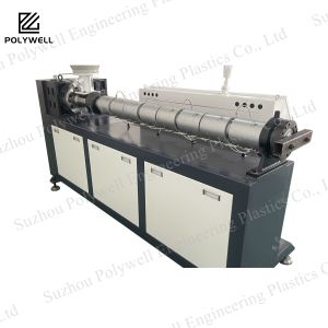 Single Screw Extruder PA66 GF25 Granules Processing Polyamide Strip Extruding