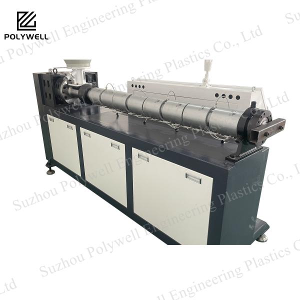 Single Screw Extruder PA66 GF25 Granules Processing Polyamide Strip Extruding