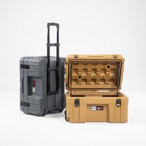 V5 LLDPE Rugged Storage Case Interlocking Customized 80L Capacity