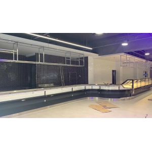 Commercial Energy-Saving Supermarket Refrigerated Display Cabinet with Front