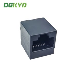 KRJ-5224WNL 8P8C RJ45 Connector Network Socket Without Light 180 Degree Straight