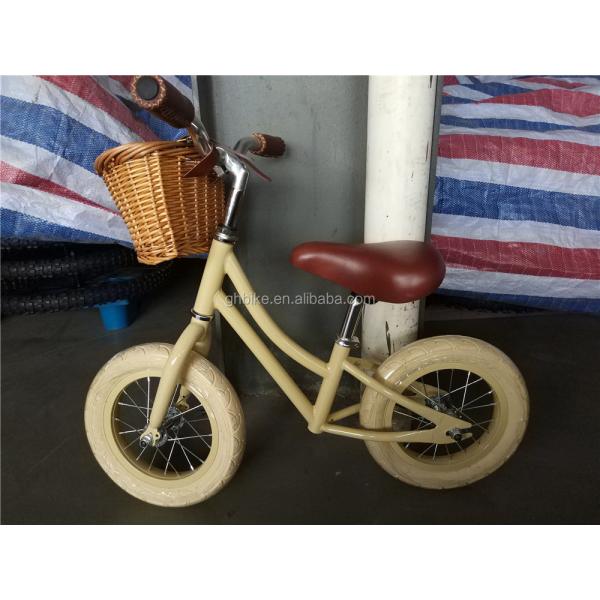 Steel Fork and Frame Balance Bike for Children 3-5 Years Old Blue Color 12 Inch